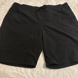 2 Count Lands' End Women's Athletic Shorts Both Size 16 Elastic Waist Drawstring